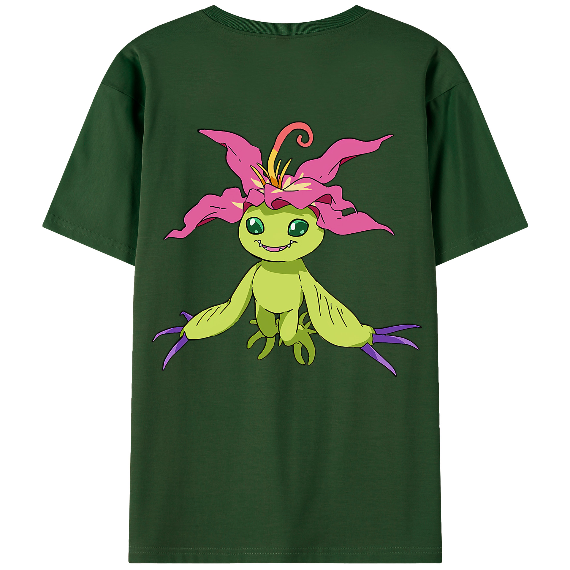 （画像用） Digimon デジタルモンスター/デジモン 綿100％半袖Tシャツ（背面プリント）
